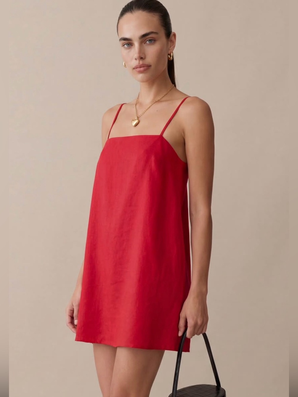 Few Moda Kourt Rosalie Linen Dress with Bows